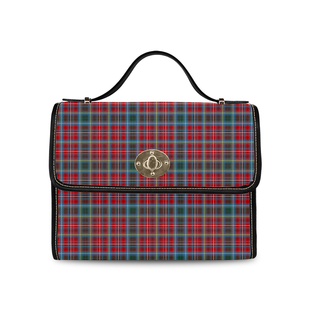 British Columbia Province Canada Tartan Leather Strap Waterproof Canvas Bag - Tartanvibesclothing