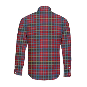 British Columbia Province Canada Tartan Long Sleeve Button Up Shirt