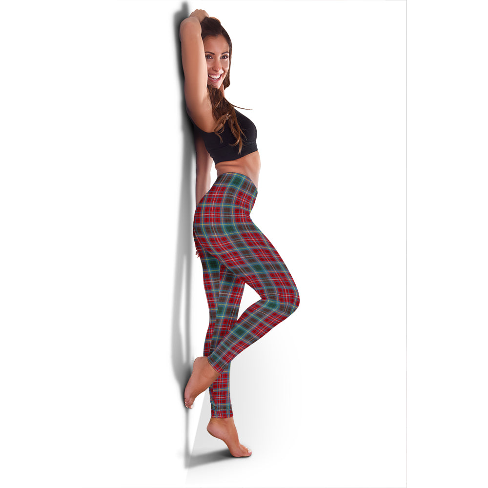 British Columbia Province Canada Tartan Womens Leggings - Tartanvibesclothing