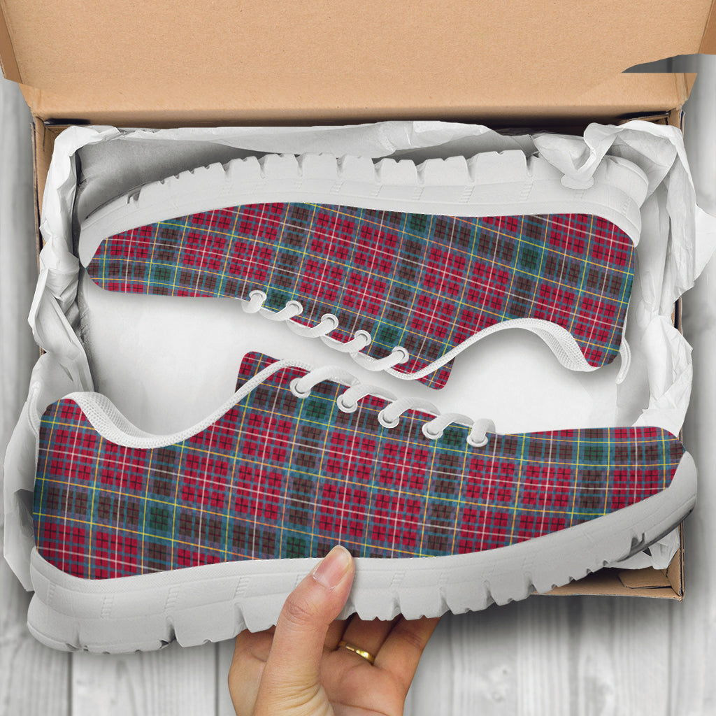 British Columbia Province Canada Tartan Sneakers - Tartanvibesclothing