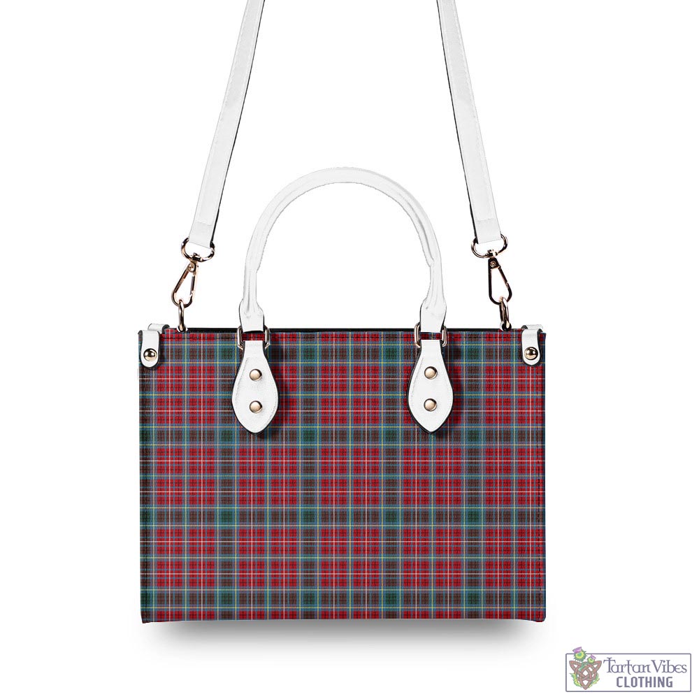 Tartan Vibes Clothing British Columbia Province Canada Tartan Luxury Leather Handbags