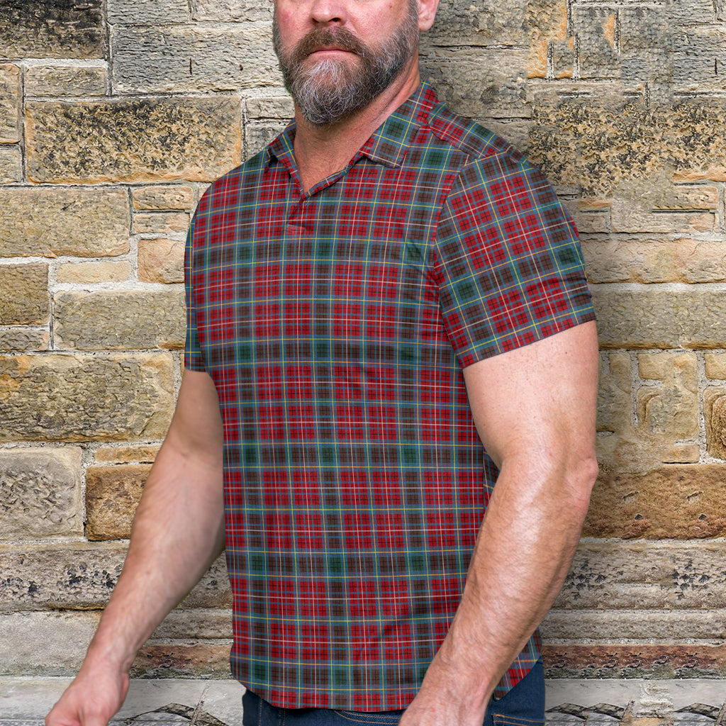 British Columbia Province Canada Tartan Mens Polo Shirt - Tartanvibesclothing