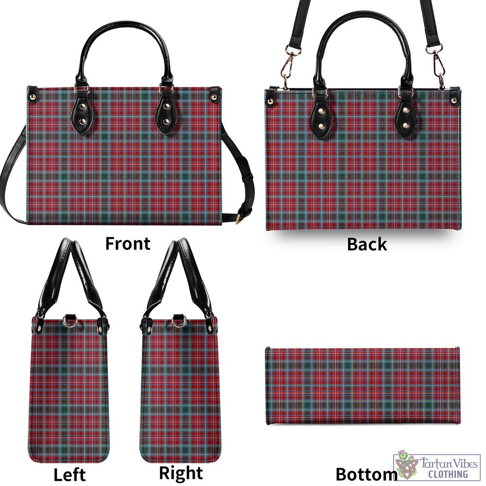 Tartan Vibes Clothing British Columbia Province Canada Tartan Luxury Leather Handbags