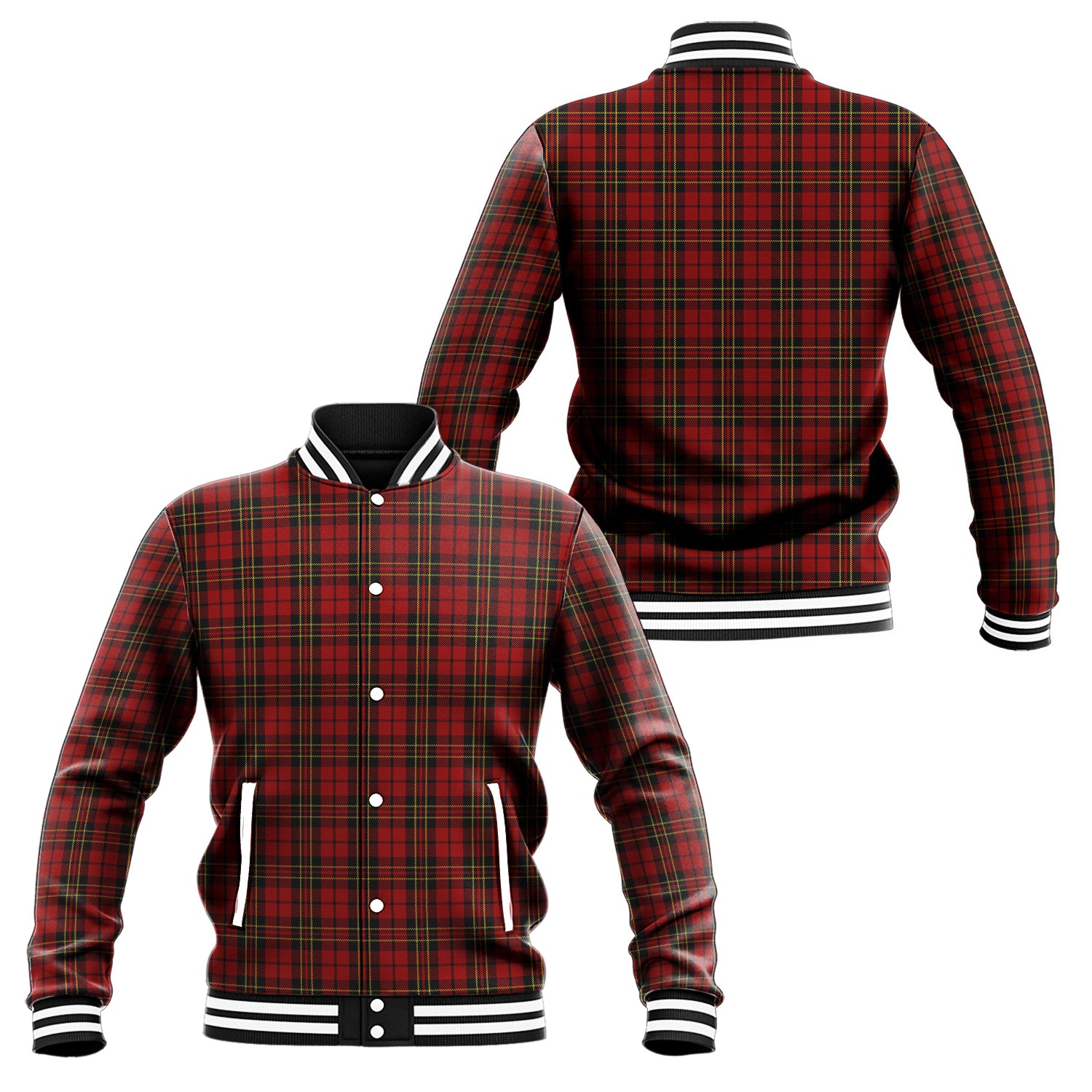 Brodie Tartan Baseball Jacket Unisex - Tartan Vibes Clothing