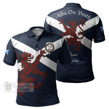 Brodie Tartan Lion Rampant Polo Shirt  Proudly Display Your Heritage with Alba Gu Brath and Clan Name