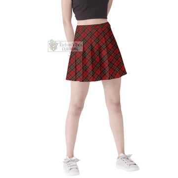 Brodie Tartan Women's Plated Mini Skirt