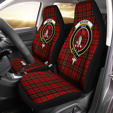 Brodie Tartan Car Seat Cover with Family Crest