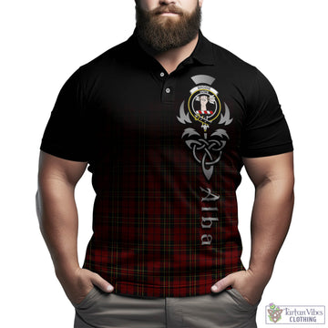 Brodie Tartan Polo Shirt Featuring Alba Gu Brath Family Crest Celtic Inspired