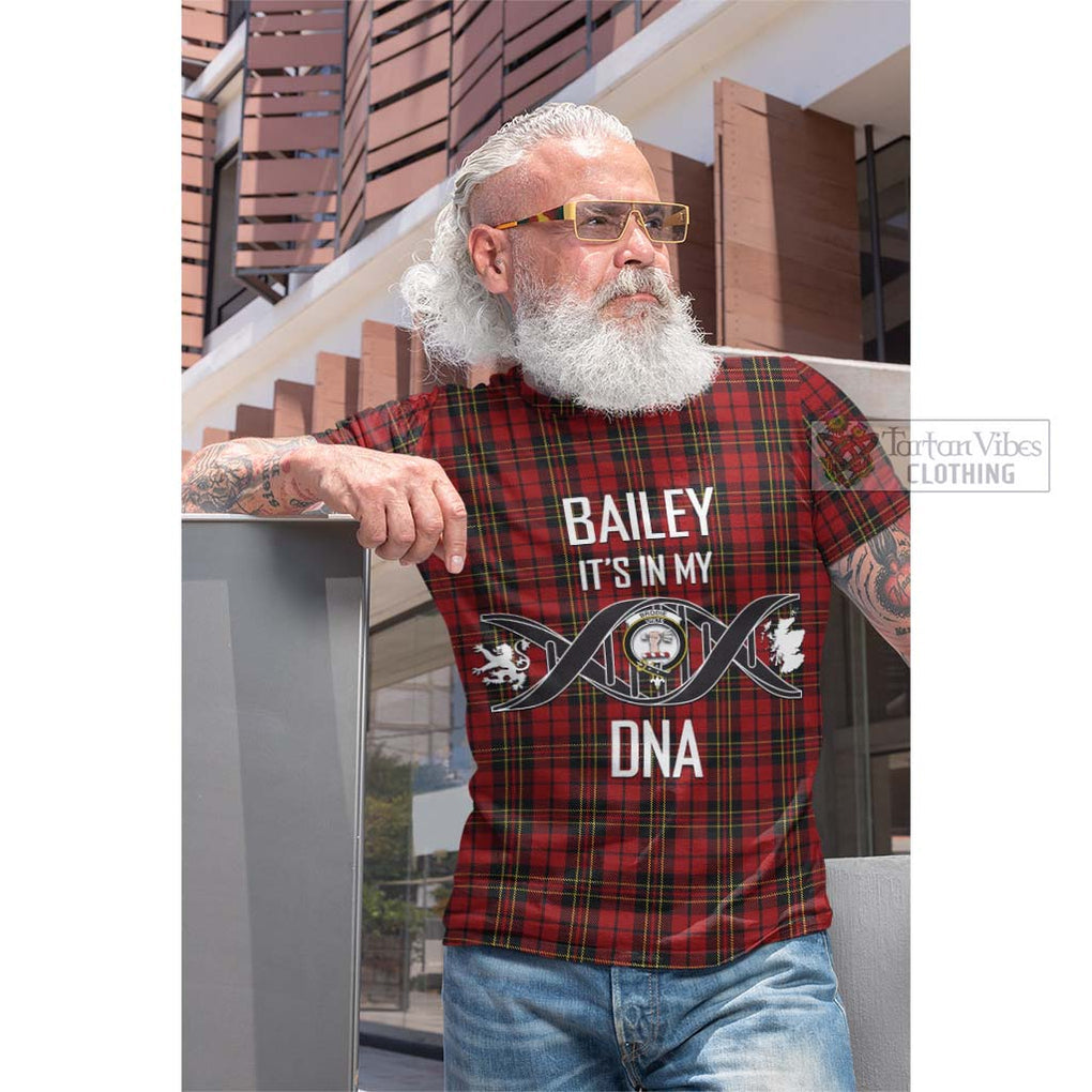 Tartan Vibes Clothing Brodie Tartan Cotton T-shirt with Family Crest DNA In Me Style