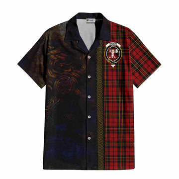 Brodie Tartan Family Crest Hawaiian Shirt Alba Gu Brath Be Brave Lion Ancient Style Kid - Tartan Vibes Clothing