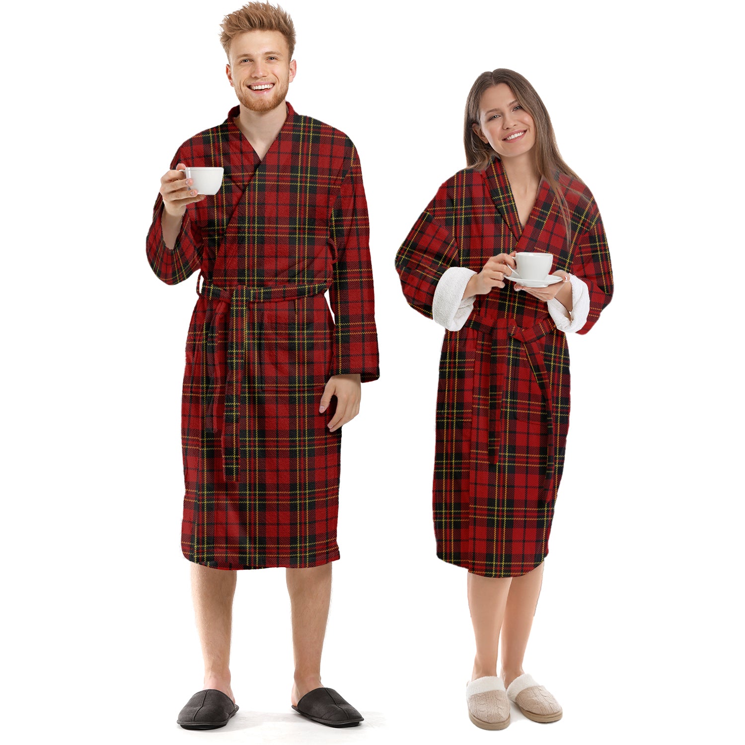 Brodie Tartan Bathrobe Unisex S - Tartan Vibes Clothing