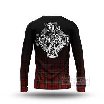 Brodie Tartan Long Sleeve T-Shirt Featuring Alba Gu Brath Family Crest Celtic Inspired