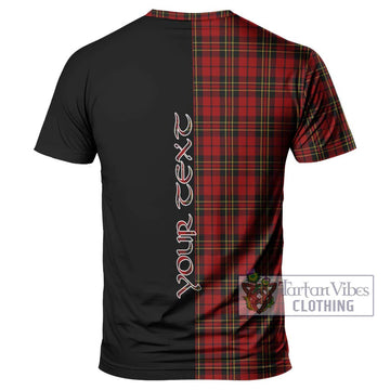 Brodie Tartan T-Shirt with Family Crest and Half Of Me Style