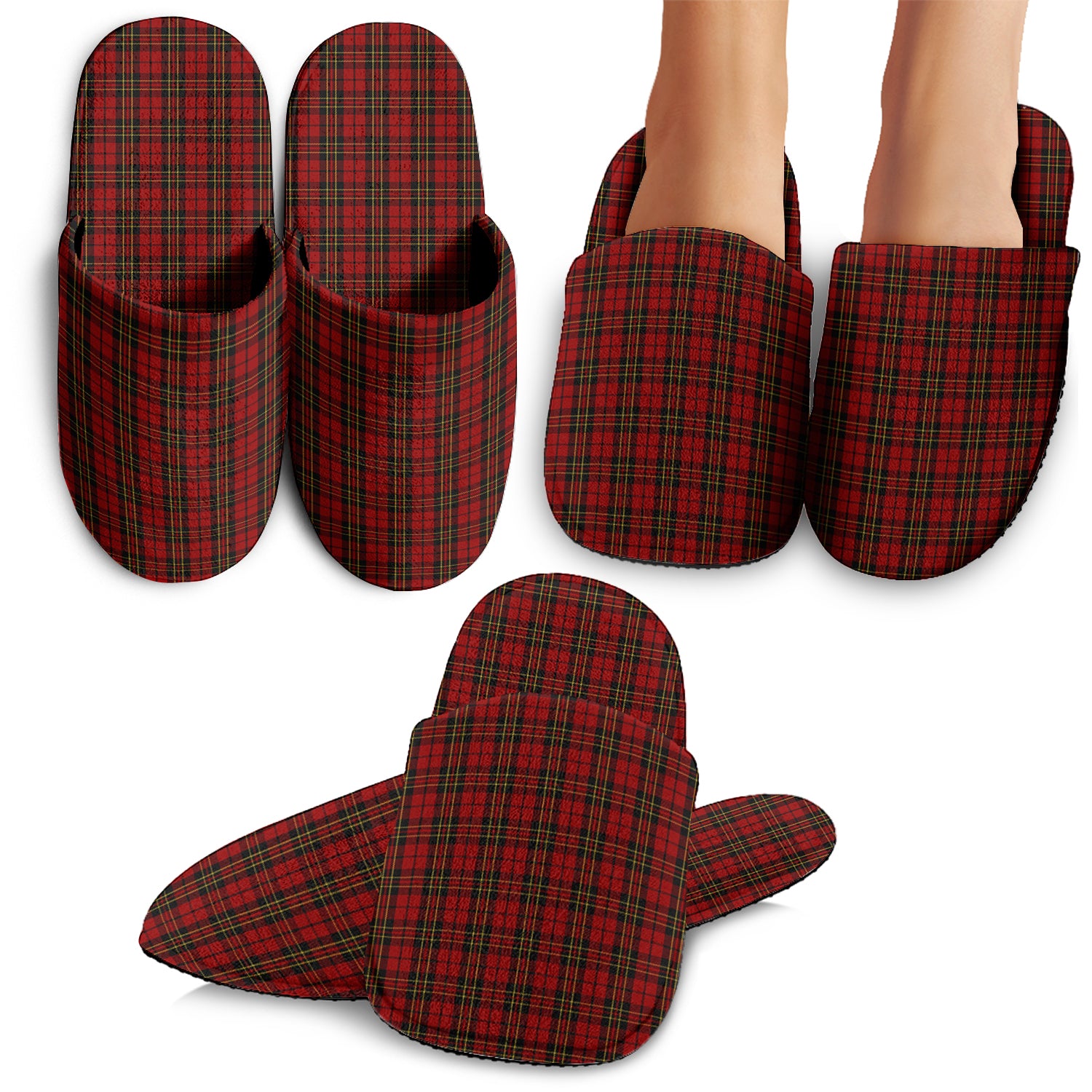 Brodie Tartan Home Slippers - Tartanvibesclothing