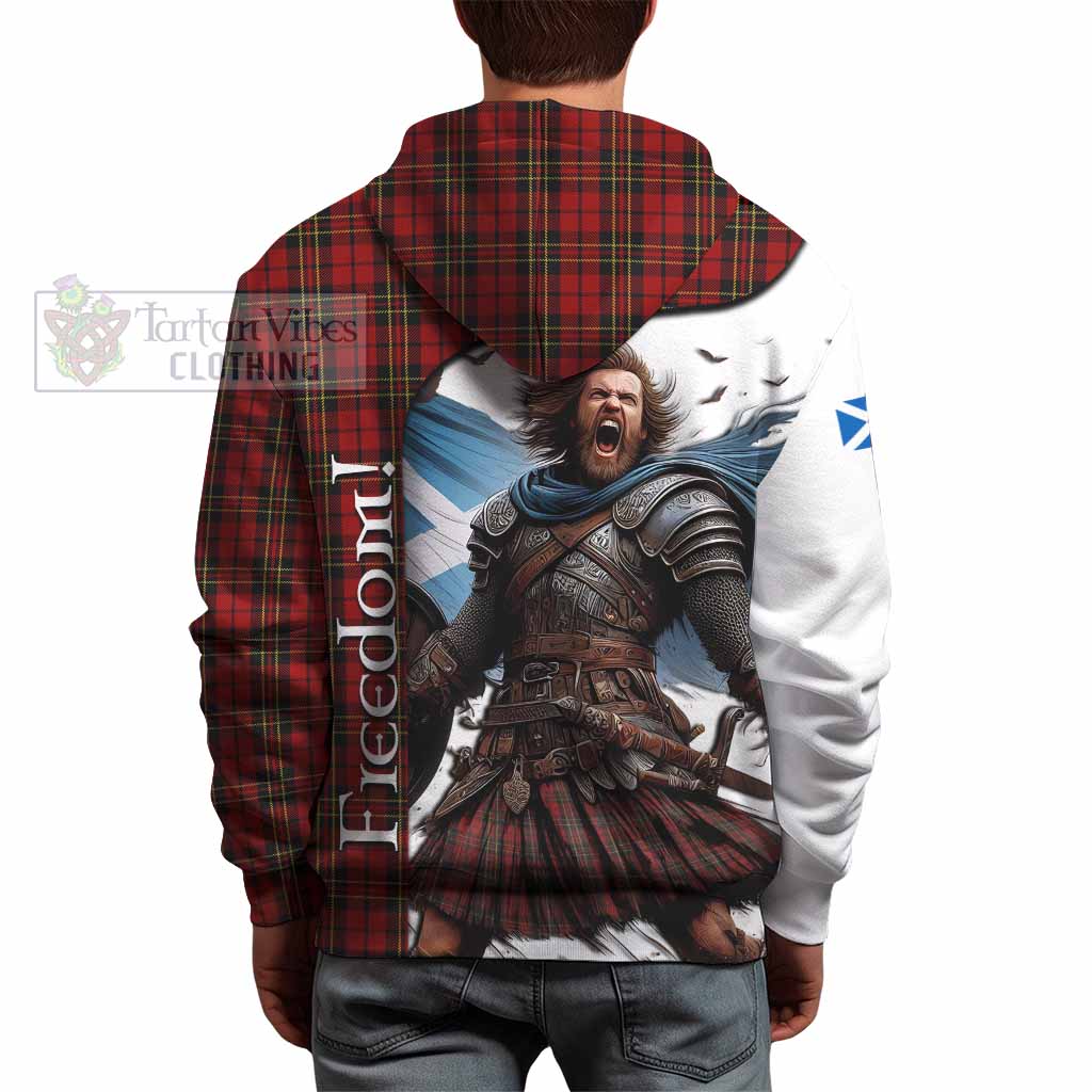 Tartan Vibes Clothing Brodie Crest Tartan Hoodie Inspired by the Freedom of Scottish Warrior