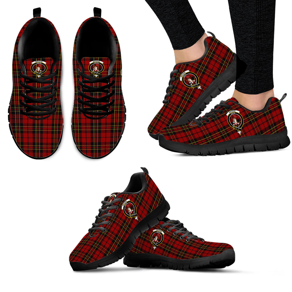 Brodie Tartan Sneakers with Family Crest - Tartan Vibes Clothing