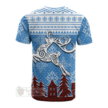 Brodie Clan Christmas Cotton T-shirt Celtic Reindeer Style