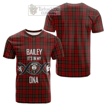 Brodie Tartan Cotton T-shirt with Family Crest DNA In Me Style