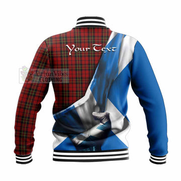 Brodie Tartan Baseball Jacket with Family Crest Scotland Patriotic Style