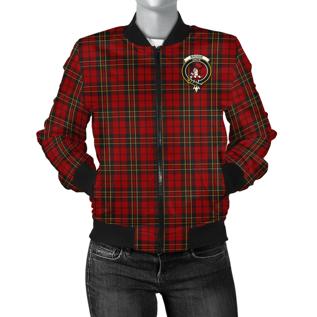 Brodie Tartan Bomber Jacket with Family Crest - Tartan Vibes Clothing