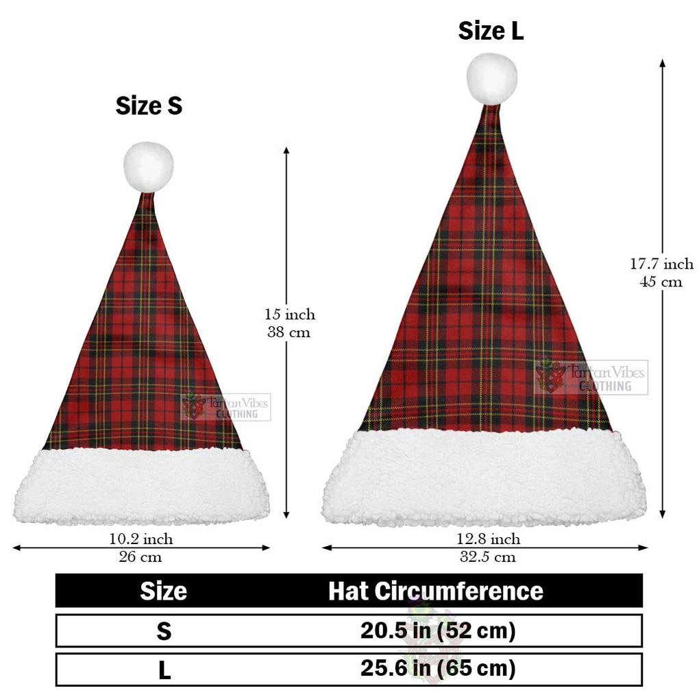 Tartan Vibes Clothing Brodie Tartan Christmas Santa Hats