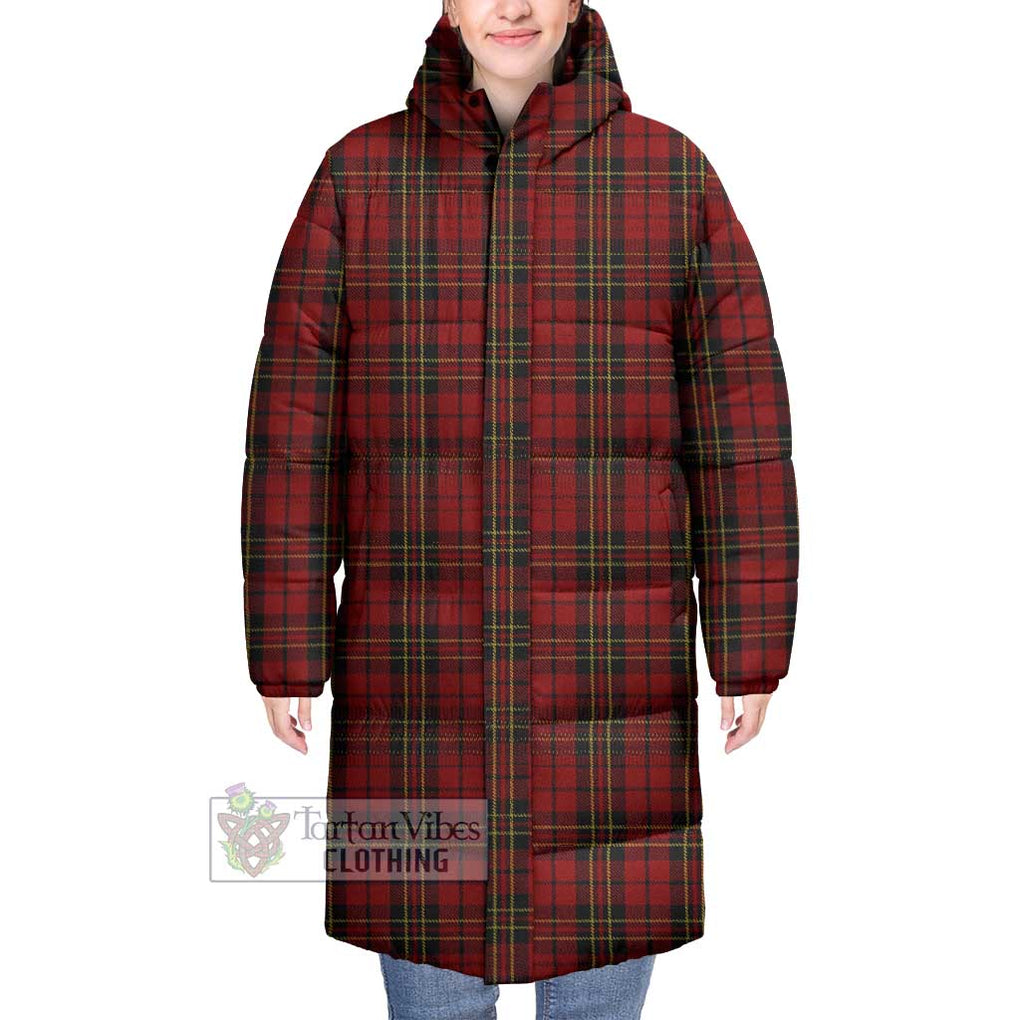 Tartan Vibes Clothing Brodie Tartan Long Down Jacket