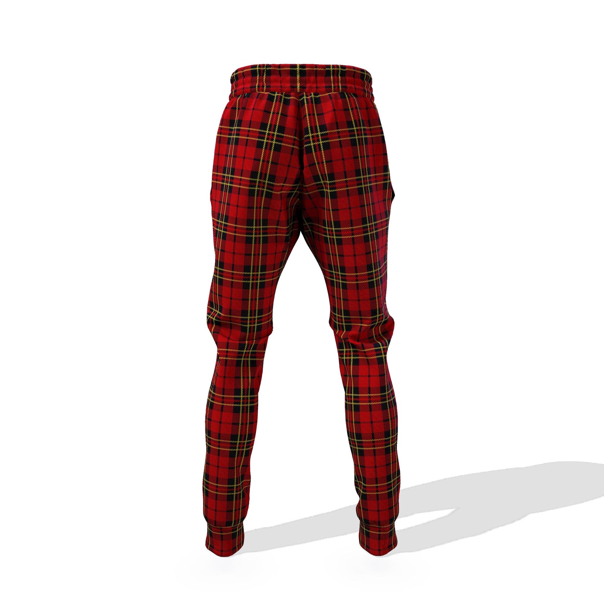 Brodie Tartan Joggers Pants with Family Crest - Tartanvibesclothing