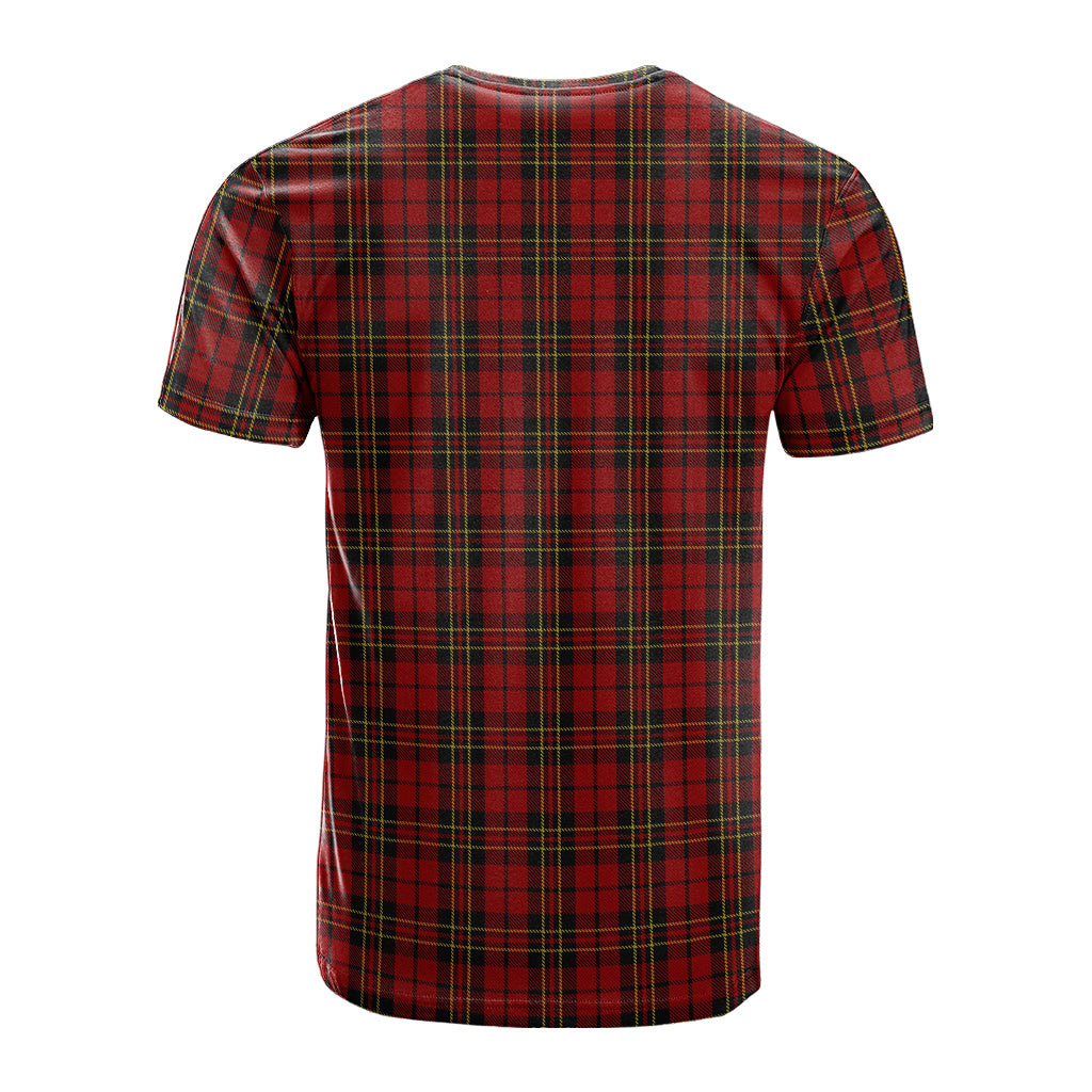 Brodie Tartan T-Shirt with Family Crest - Tartan Vibes Clothing