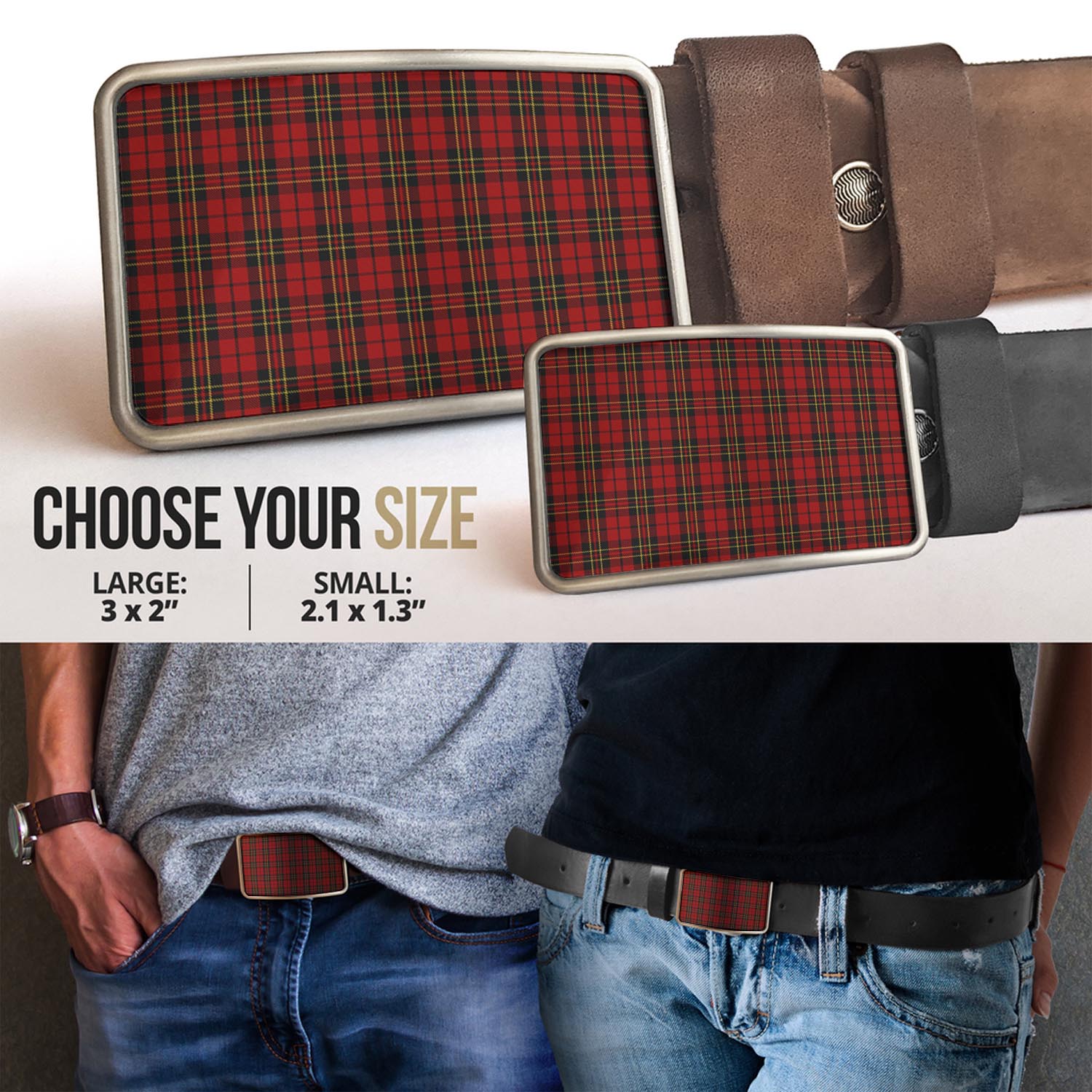 Brodie Tartan Belt Buckles - Tartan Vibes Clothing