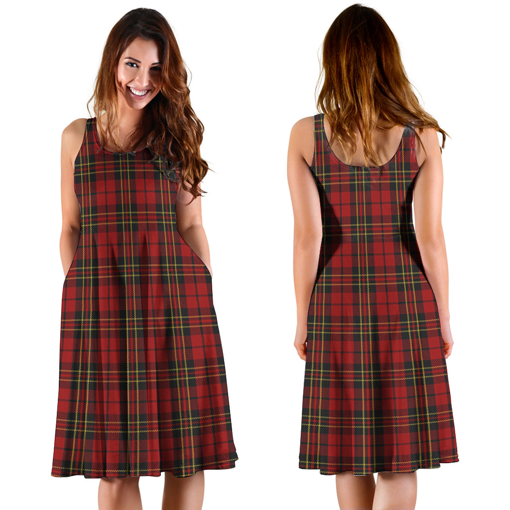 Brodie Tartan Sleeveless Midi Womens Dress - Tartanvibesclothing