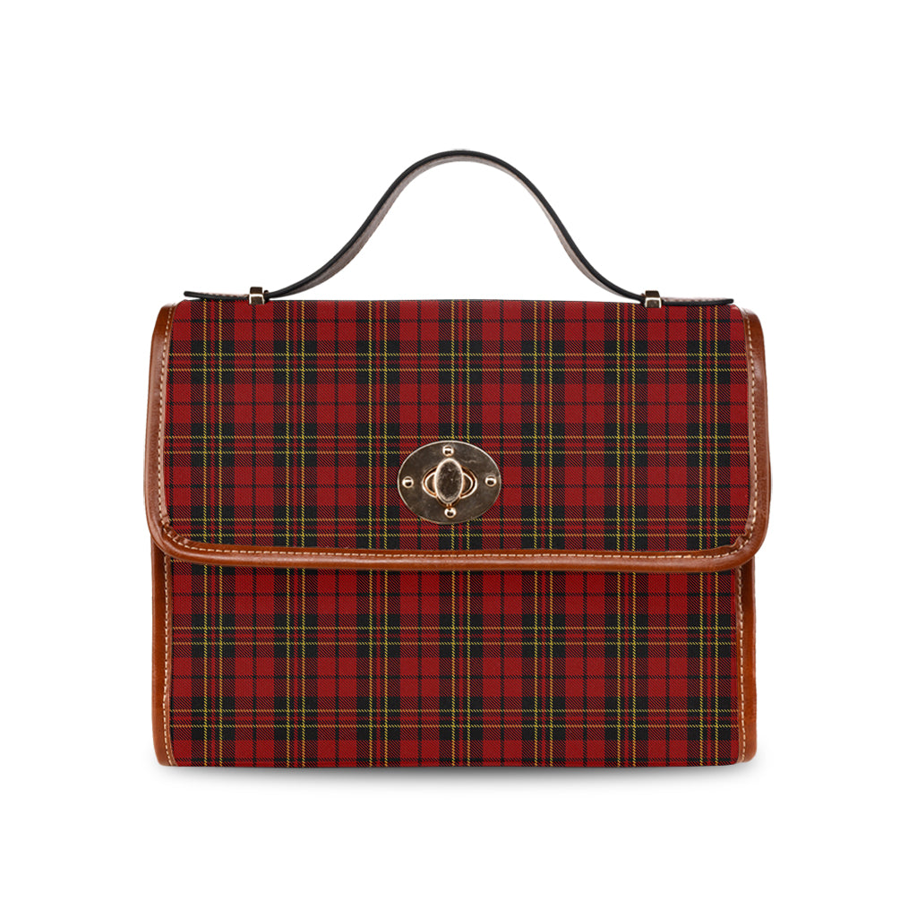 Brodie Tartan Leather Strap Waterproof Canvas Bag - Tartanvibesclothing