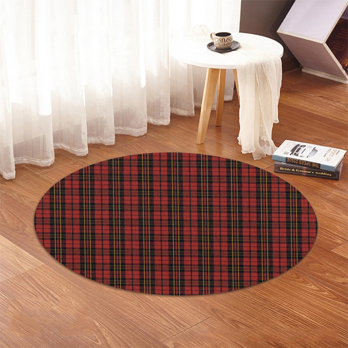 Brodie Tartan Round Rug - Tartan Vibes Clothing