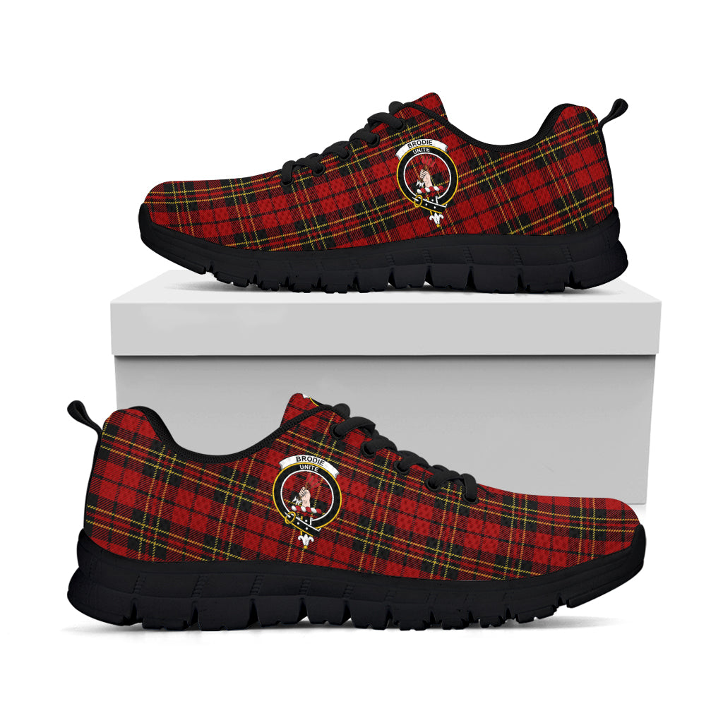 Brodie Tartan Sneakers with Family Crest - Tartan Vibes Clothing