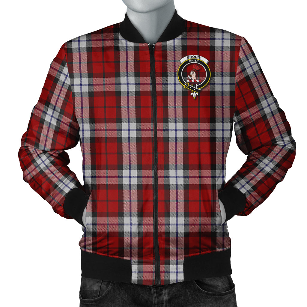 Brodie Dress Tartan Bomber Jacket with Family Crest Unisex - Tartanvibesclothing