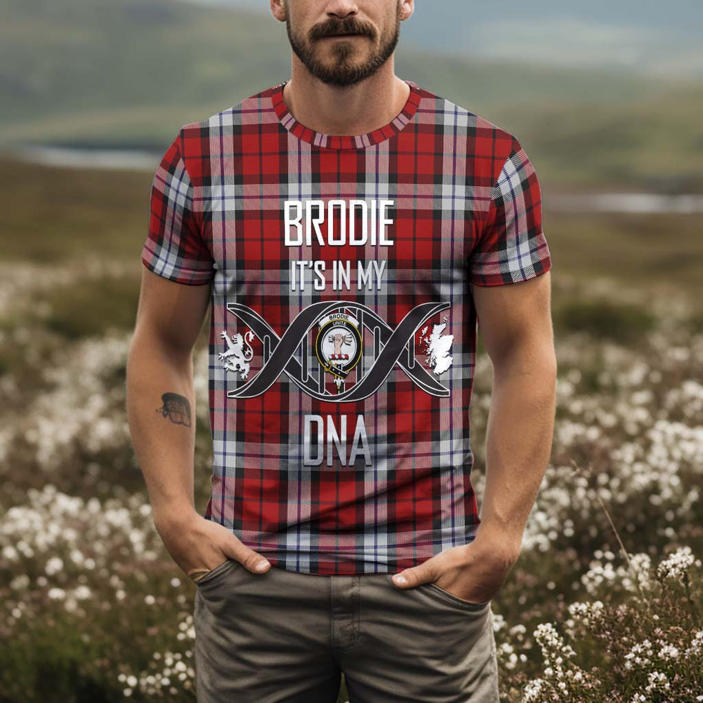 Brodie Dress Tartan T-Shirt with Family Crest DNA In Me Style Kid's Shirt - Tartan Vibes Clothing