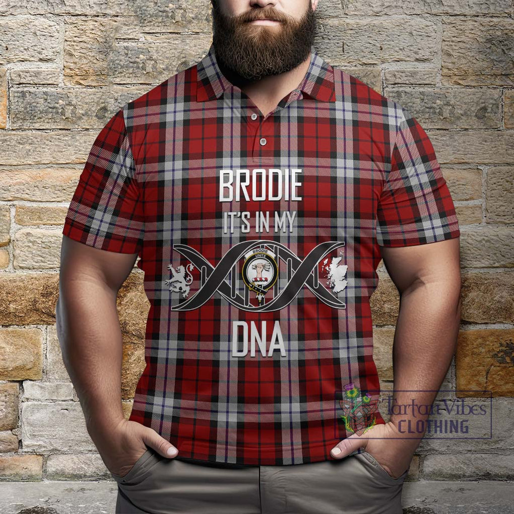 Brodie Dress Tartan Polo Shirt with Family Crest DNA In Me Style Kid - Tartanvibesclothing Shop