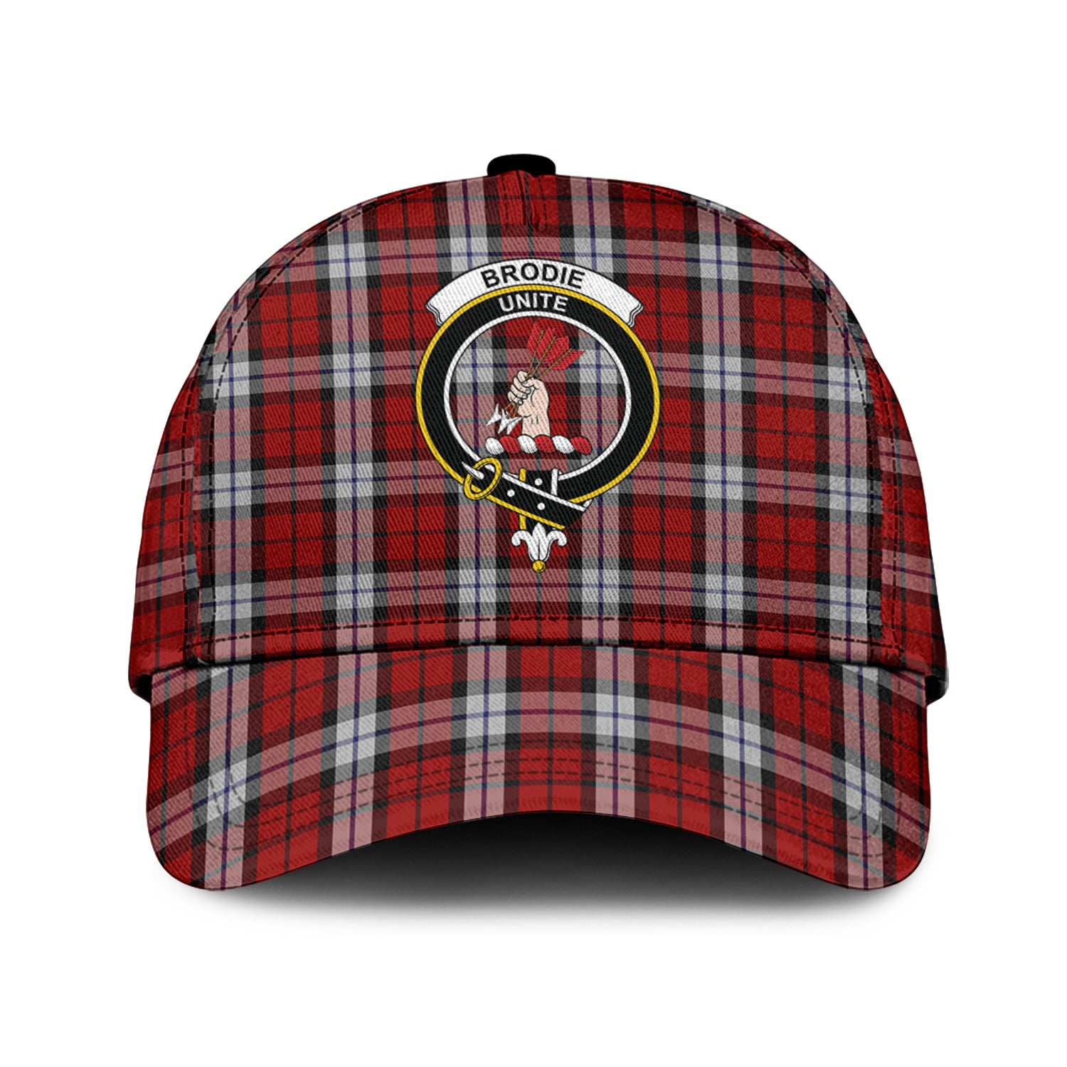 Brodie Dress Tartan Classic Cap with Family Crest Classic Cap Universal Fit - Tartan Vibes Clothing