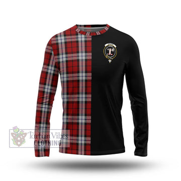 Brodie Dress Tartan Long Sleeve T-Shirt with Family Crest and Half Of Me Style