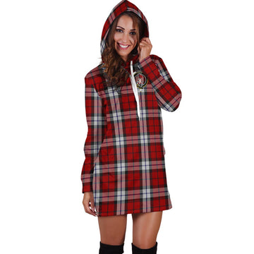 Brodie Dress Tartan Hoodie Dress with Family Crest