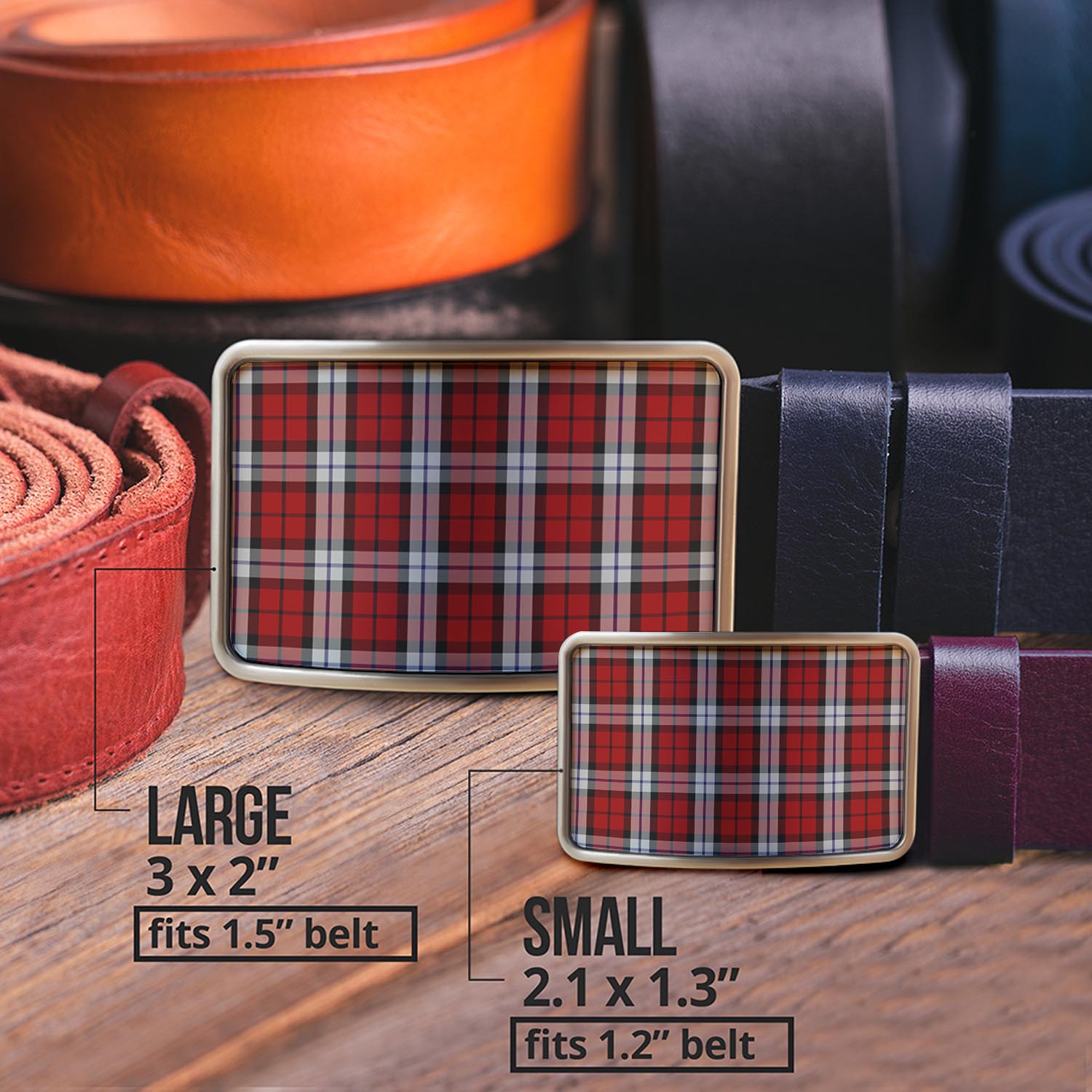 Brodie Dress Tartan Belt Buckles - Tartan Vibes Clothing