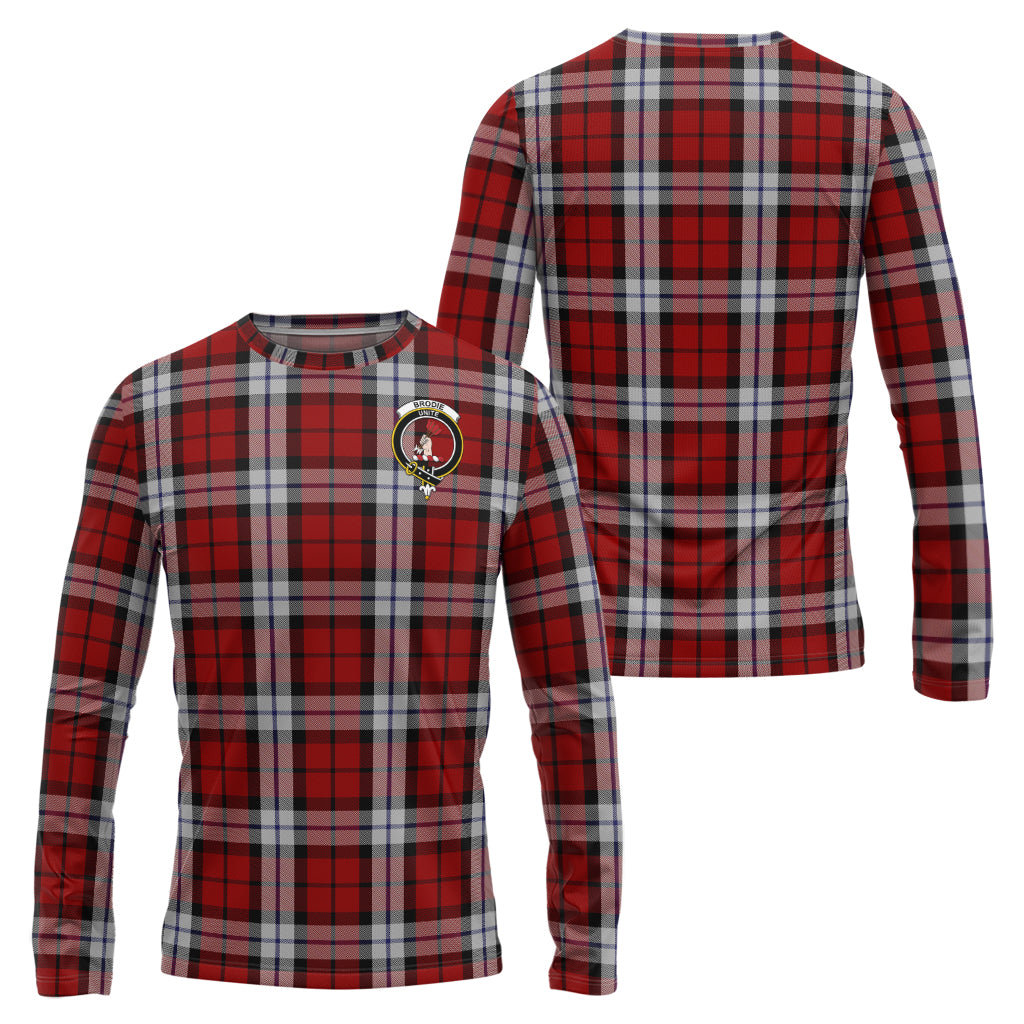 Brodie Dress Tartan Long Sleeve T-Shirt with Family Crest Unisex - Tartanvibesclothing