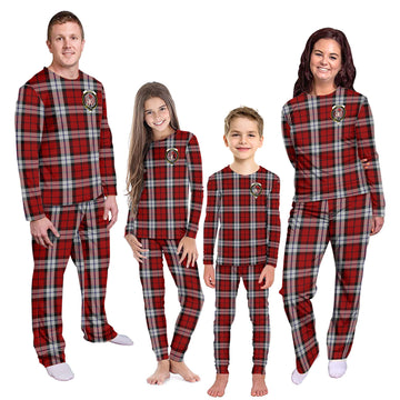 Brodie Dress Tartan Pajamas Family Set with Family Crest