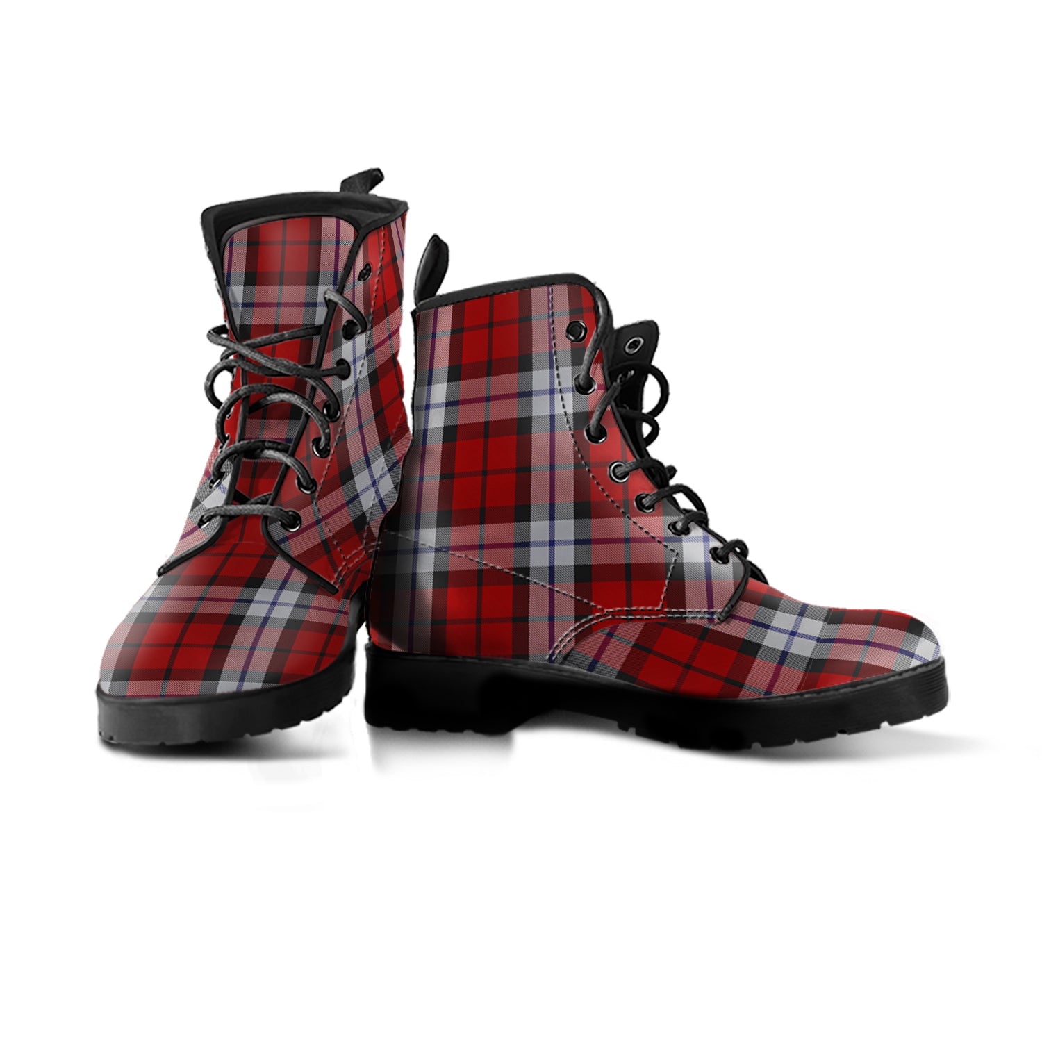 Brodie Dress Tartan Leather Boots - Tartanvibesclothing