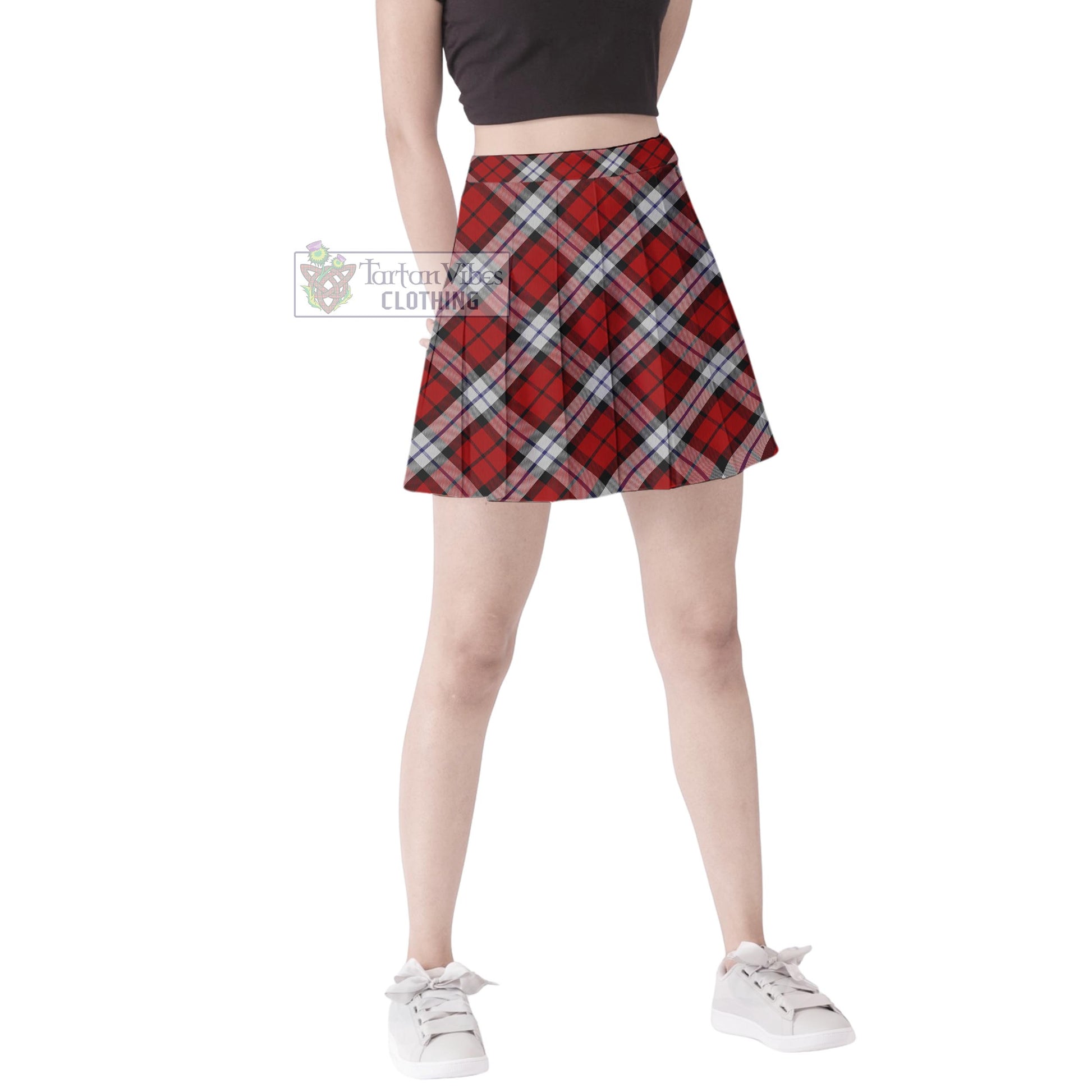 Tartan Vibes Clothing Brodie Dress Tartan Women's Plated Mini Skirt