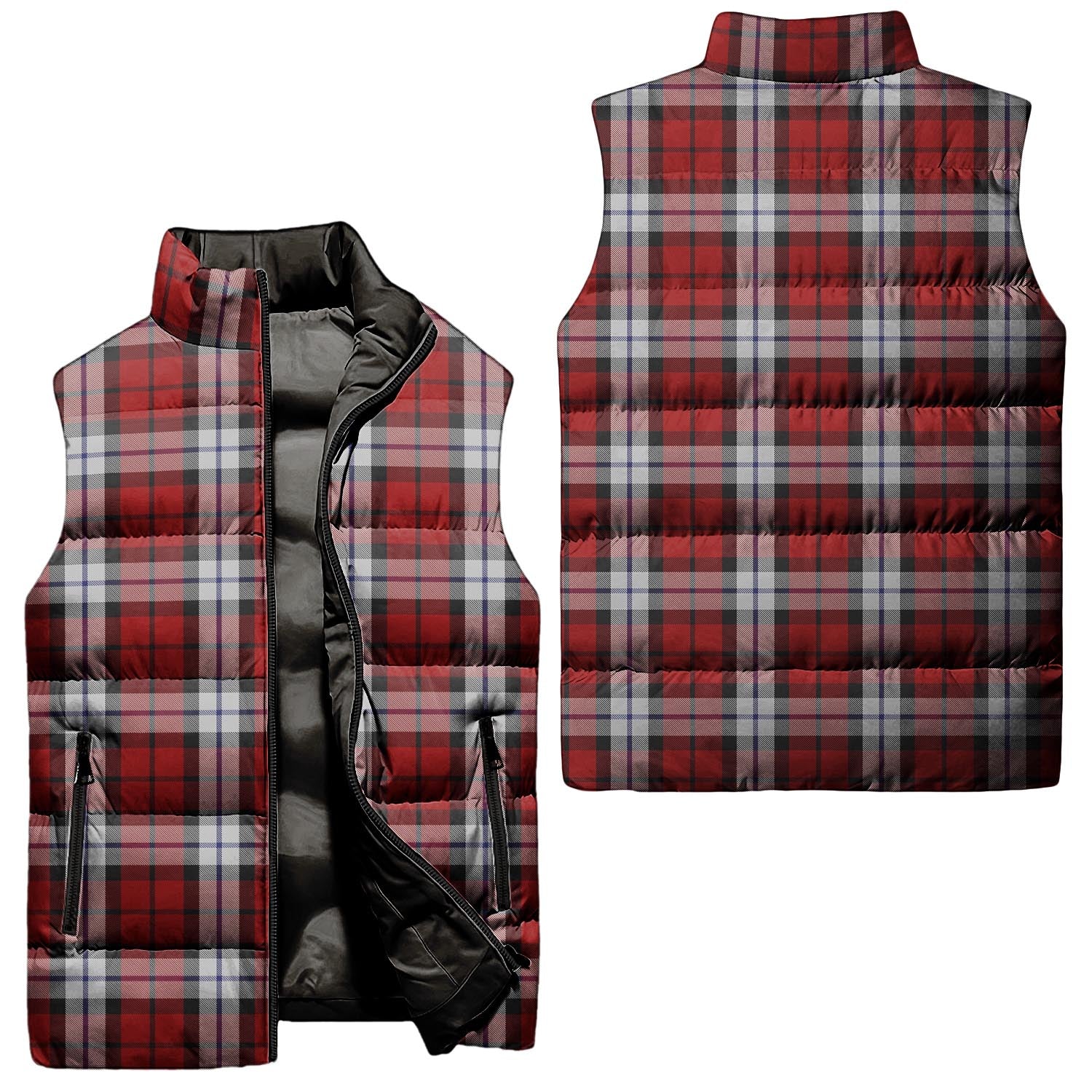 Brodie Dress Tartan Sleeveless Puffer Jacket Unisex - Tartanvibesclothing