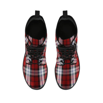 Brodie Dress Tartan Leather Boots