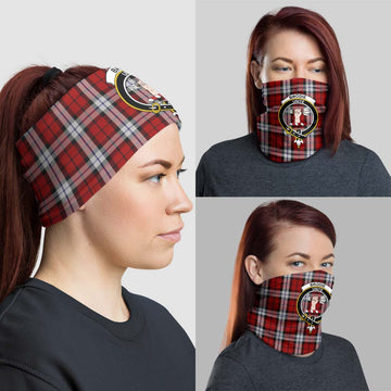 Brodie Dress Tartan Neck Gaiters, Tartan Bandanas, Tartan Head Band with Family Crest