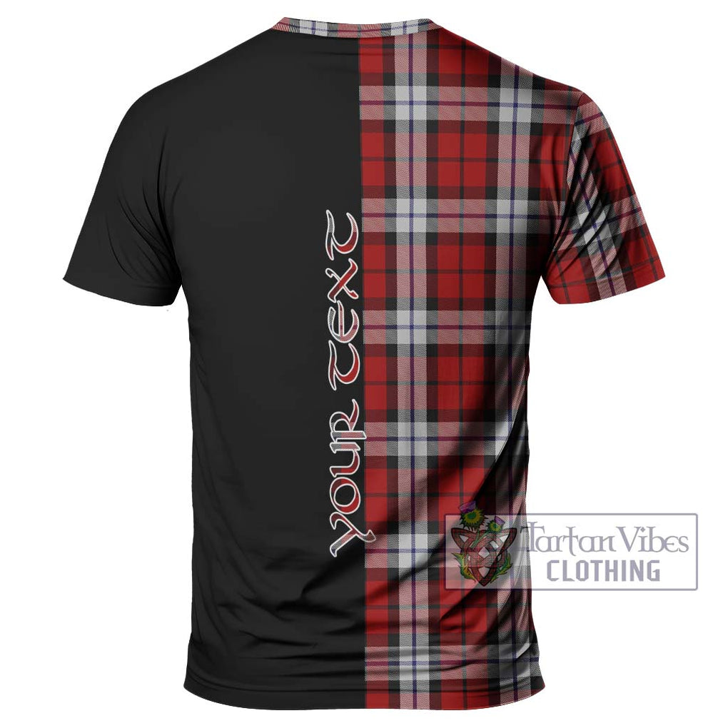 Brodie Dress Tartan T-Shirt with Family Crest and Half Of Me Style - Tartanvibesclothing Shop