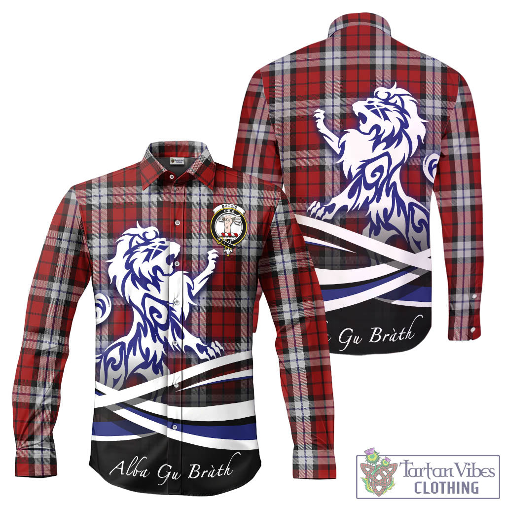 brodie-dress-tartan-long-sleeve-button-up-shirt-with-alba-gu-brath-regal-lion-emblem