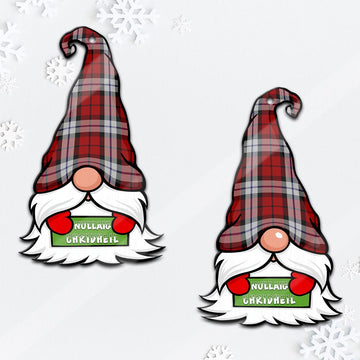 Brodie Dress Gnome Christmas Ornament with His Tartan Christmas Hat